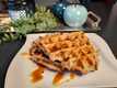 featured image thumbnail for recipes Schoko-Bananen Waffeln
